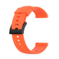 For Suunto 7 24mm Solid Color Silicone Replacement Strap Watchband