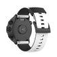 For Suunto 7 24mm Two-color Silicone Replacement Strap Watchband
