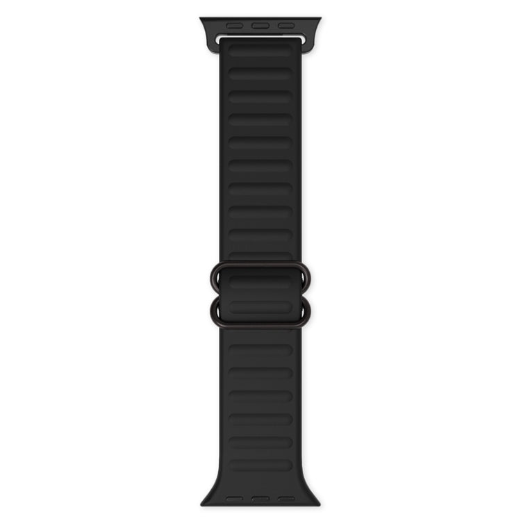 Japanese Word Buckle Silicone Replacement Watchband For Apple Watch Series, 7 45mm / 6 & SE & 5 & 4 44mm / 3 & 2 & 1 42mm, 7 41mm / 6 & SE & 5 & 4 40mm / 3 & 2 & 1 38mm