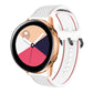 For Samsung Galaxy Watch Active 2 Two-color Stitching Silicone Replacement Strap Watchband, 20mm