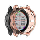 Half-coverage TPU smartwatch protective case, transparent orange finish