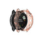 Half-coverage TPU smartwatch protective case, transparent orange finish