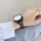Small Waist Lychee Texture Leather Replacement Strap Watchband, 20mm, 22mm