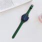Small Waist Lychee Texture Leather Replacement Strap Watchband, 20mm, 22mm