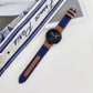 Denim Leather Replacement Strap Watchband, 20mm, 22mm