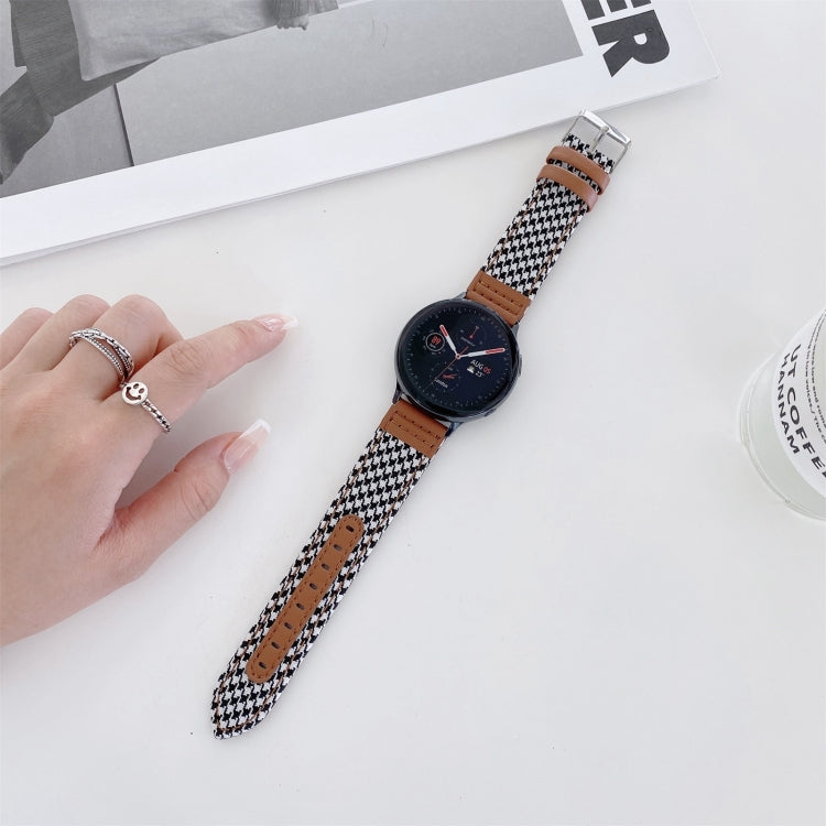Denim Leather Replacement Strap Watchband, 20mm, 22mm