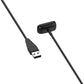 For Fitbit Luxe Smart Watch Magnetic Charger USB Charging Cable with Reset Button, 1m with Reset Button, 50cm with Reset Button