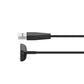For Fitbit Luxe Smart Watch Magnetic Charger USB Charging Cable with Reset Button, 1m with Reset Button, 50cm with Reset Button