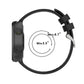 For Garmin Forerunner 158 / 55 Twill Silicone Replacement Strap Watchband