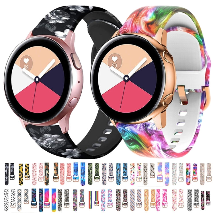 Silicone Printing Replacement Strap Watchband, For Samsung Galaxy Watch 42mm, For Samsung Galaxy Watch 46mm