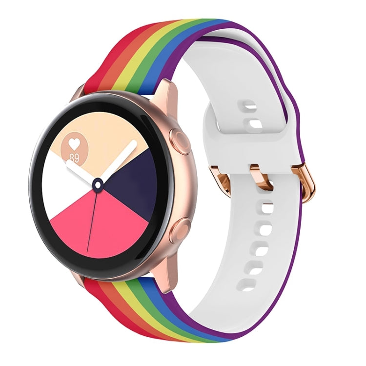 Silicone Printing Replacement Strap Watchband, For Samsung Galaxy Watch 42mm, For Samsung Galaxy Watch 46mm