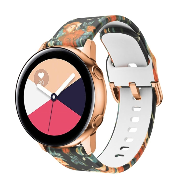 Silicone Printing Replacement Strap Watchband, For Samsung Galaxy Watch 42mm, For Samsung Galaxy Watch 46mm