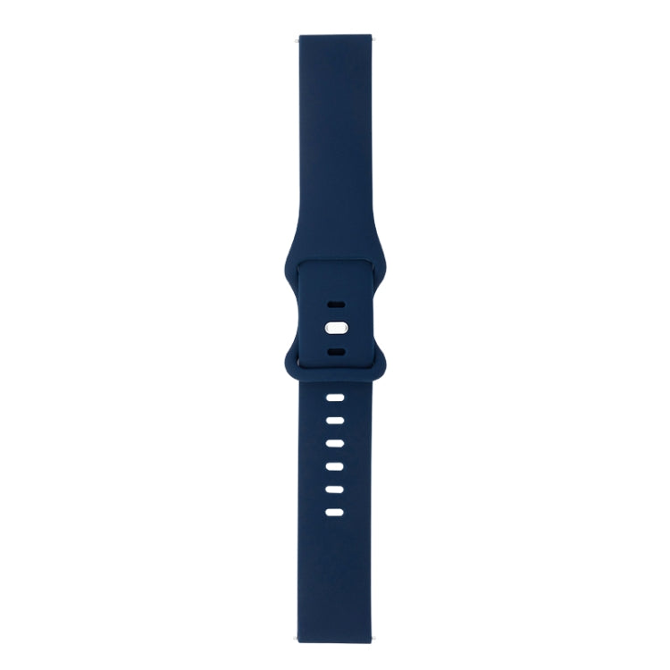 8-buckle Silicone Replacement Strap Watchband, For Samsung Galaxy Watch 3 41mm, For Samsung Galaxy Watch 3 45mm, For Samsung Galaxy Watch 42mm, For Samsung Galaxy Watch 46mm, For Samsung Galaxy Watch Active, For Huawei Watch GT 2 42mm                  ...