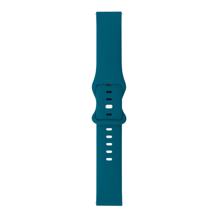 8-buckle Silicone Replacement Strap Watchband, For Samsung Galaxy Watch 3 41mm, For Samsung Galaxy Watch 3 45mm, For Samsung Galaxy Watch 42mm, For Samsung Galaxy Watch 46mm, For Samsung Galaxy Watch Active, For Huawei Watch GT 2 42mm                  ...