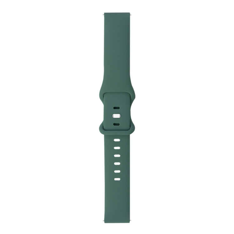 8-buckle Silicone Replacement Strap Watchband, For Samsung Galaxy Watch 3 41mm, For Samsung Galaxy Watch 3 45mm, For Samsung Galaxy Watch 42mm, For Samsung Galaxy Watch 46mm, For Samsung Galaxy Watch Active, For Huawei Watch GT 2 42mm                  ...