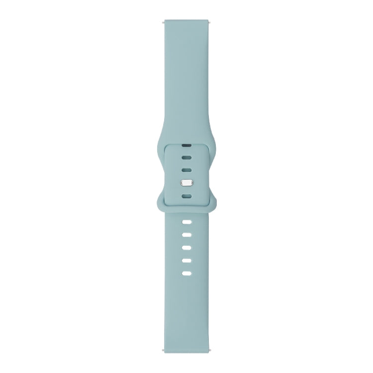 8-buckle Silicone Replacement Strap Watchband, For Samsung Galaxy Watch 3 41mm, For Samsung Galaxy Watch 3 45mm, For Samsung Galaxy Watch 42mm, For Samsung Galaxy Watch 46mm, For Samsung Galaxy Watch Active, For Huawei Watch GT 2 42mm                  ...