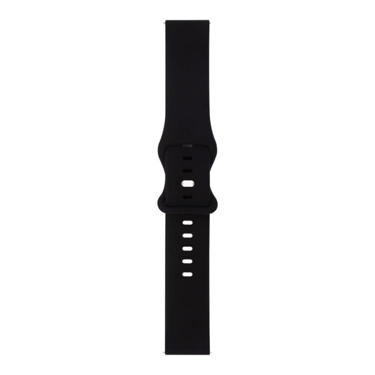 8-buckle Silicone Replacement Strap Watchband, For Samsung Galaxy Watch 3 41mm, For Samsung Galaxy Watch 3 45mm, For Samsung Galaxy Watch 42mm, For Samsung Galaxy Watch 46mm, For Samsung Galaxy Watch Active, For Huawei Watch GT 2 42mm                  ...