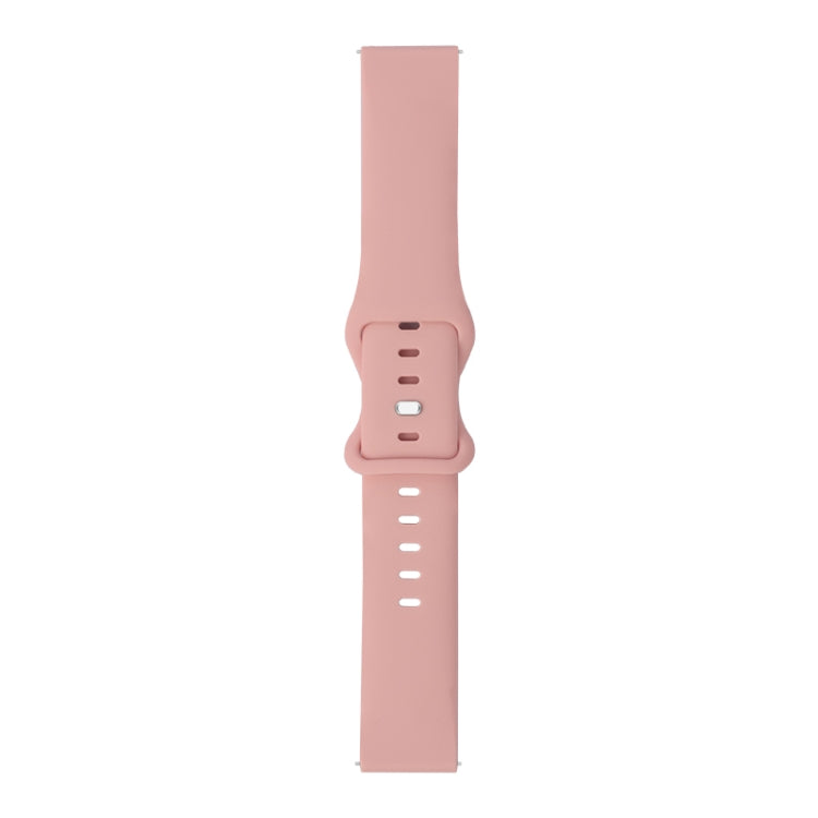 8-buckle Silicone Replacement Strap Watchband, For Samsung Galaxy Watch 3 41mm, For Samsung Galaxy Watch 3 45mm, For Samsung Galaxy Watch 42mm, For Samsung Galaxy Watch 46mm, For Samsung Galaxy Watch Active, For Huawei Watch GT 2 42mm                  ...