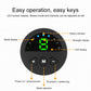 LED controller of muscle training sticker with green digits and plus, M, minus buttons