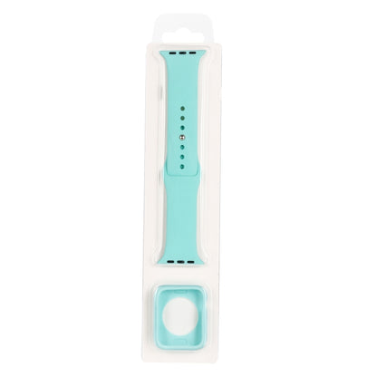 Silicone Replacement Strap Watchband + Watch Protective Case Set, For Apple Watch Series 3 & 2 & 1 38mm, For Apple Watch Series 3 & 2 & 1 42mm