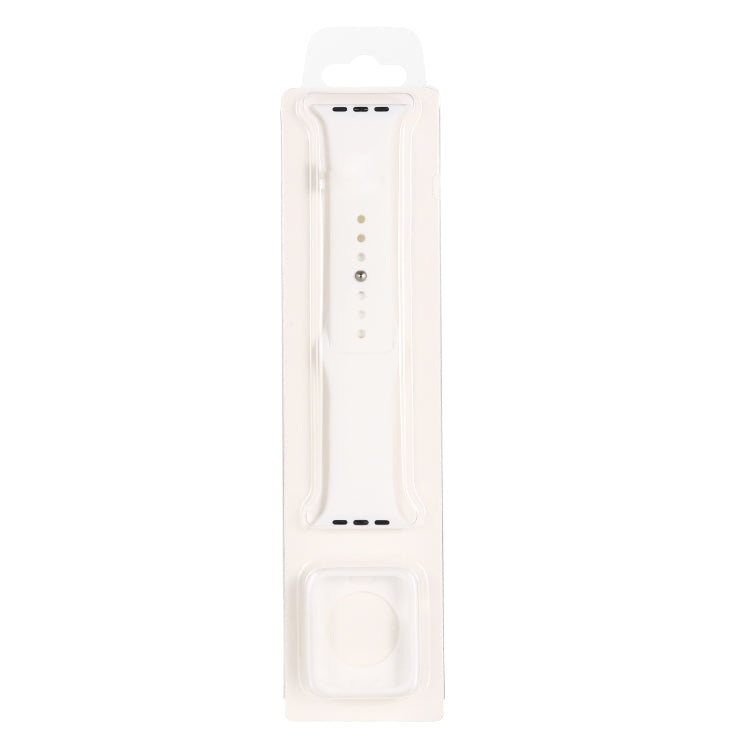 Silicone watch strap and protective case set, white silicone band with square case