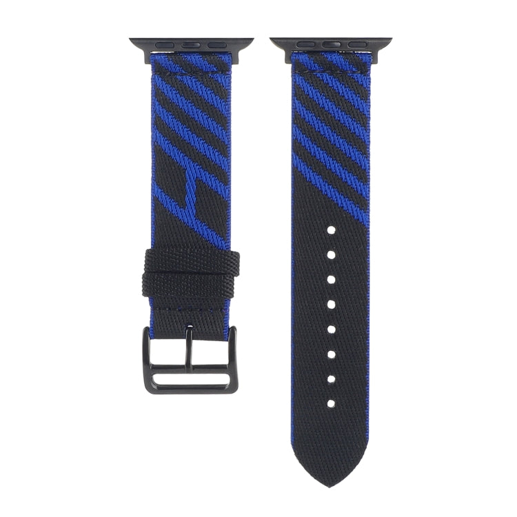 Nylon Single Loop Replacement Strap Watchband For Apple Watch Series, 7 41mm / 6 & SE & 5 & 4 40mm / 3 & 2 & 1 38mm, 7 45mm / 6 & SE & 5 & 4 44mm / 3 & 2 & 1 42mm
