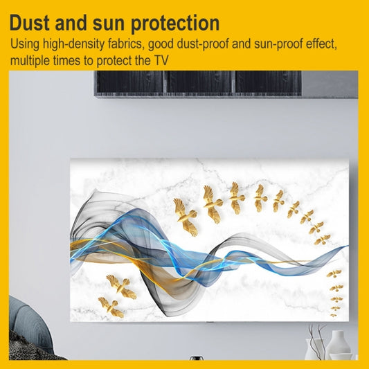 Household Cloth Dust-proof Cover for Television, 30-32 inch, 37-38 inch, 42-43 inch, 47-48 inch, 52 inch, 55 inch, 60 inch, 65 inch, 70 inch