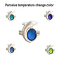 Adjustable open ring with dolphin-shaped bezel and oval color-change gemstone
