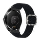 Universal Adjustable Braided Elastic Diamond Buckle Replacement Strap Watchband, For Garmin Venu/Vivoactive 3 20mm, For Garmin Venu 2/Samsung Gear S3 22mm