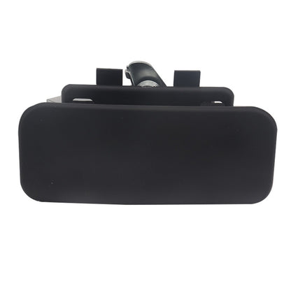 Car left sliding door handle, black rectangular exterior pull with spring clips