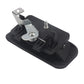 Car left sliding door handle, black housing with metal spring and mounting arms
