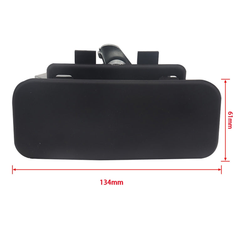 Car left sliding door handle, black pull size 134mm x 61mm