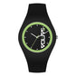 SANDA 6076 Simple Scale Round Dial Ladies Silicone Strap Quartz Watch