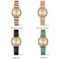 SANDA P1098 Simple Bar Scale Oval Dial Quartz Watch for Women