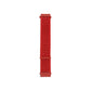 Nylon woven watchband strap in bright red with matching end tabs
