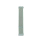 Nylon woven watchband strap in pale gray-blue with matching end tabs