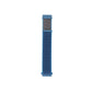 Blue nylon loop watch strap with textured woven links and blue end connectors.
