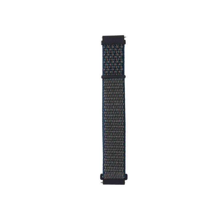 Nylon loop watch strap in dark blue with navy end clips