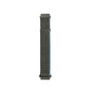 Nylon loop watch strap in olive green with dark end clips