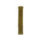 Nylon loop replacement watchband strap, olive green with two end buckles