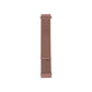 Nylon loop replacement watchband strap, brownish mauve with two end buckles
