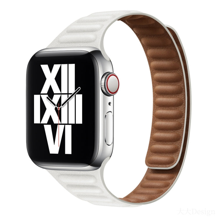 Slimming Loop Magnetic Replacement Watchband For Apple Watch Series, 7 41mm / 6&SE&5&4 40mm / 3&2&1 38mm, 7 45mm / 6&SE&5&4 44mm / 3&2&1 42mm
