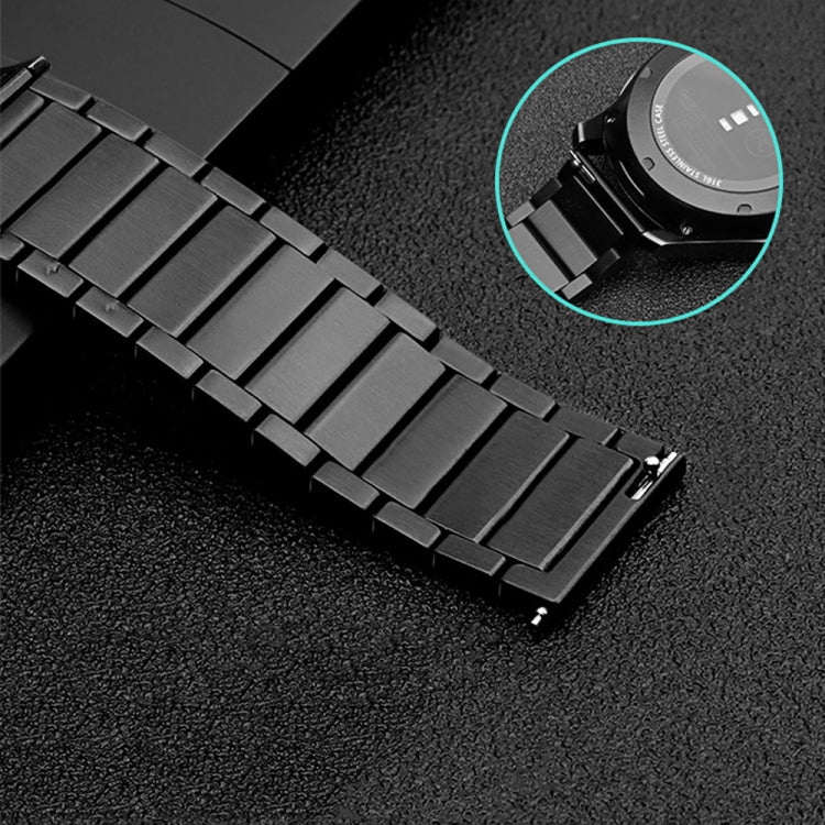 For Samsung Smart Watch One-bead Steel Butterfly Buckle Replacement Strap Watchband, 18mm, 20mm, 22mm