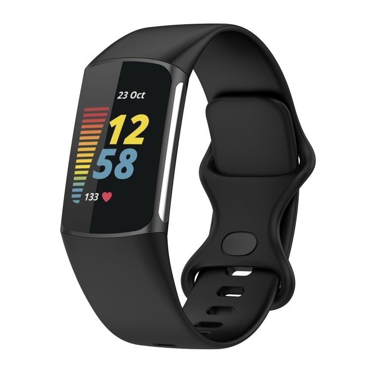 For Fitbit Charge 5 Silicone Replacement Strap Watchband, S, L