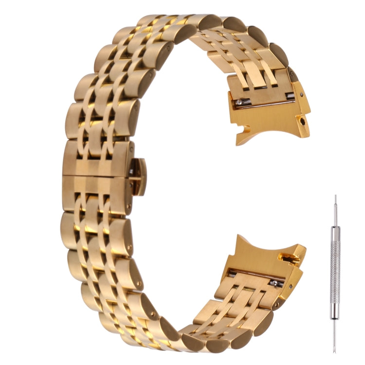 Seven-bead Stainless Steel Replacement Strap Watchband, For Samsung Galaxy Watch4 40mm/44mm