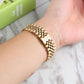 Five-bead Stainless Steel Replacement Strap Watchband, For Samsung Galaxy Watch4 40mm/44mm