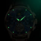 OLEVS 9912 Hollow Flywheel Week Calendar Dial Luminous Mechanical Watch for Men