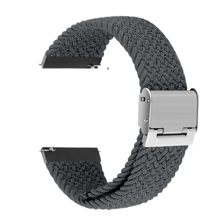 22mm Universal Nylon Braided Metal Buckle Strap, 22mm