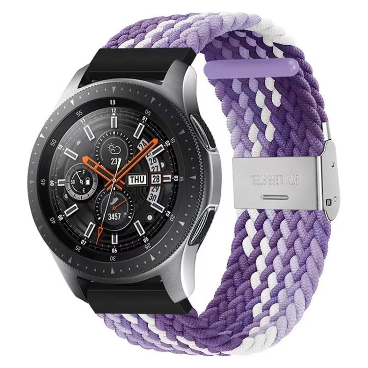 22mm Universal Nylon Braided Metal Buckle Strap, 22mm