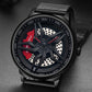SANDA 1062 360 Degree Hollow Spinning Dial Mesh Strap Quartz Watch for Men, 1062 Mesh Strap